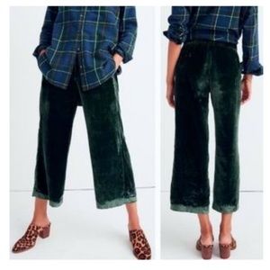 Green Velvet Madewell Pants
